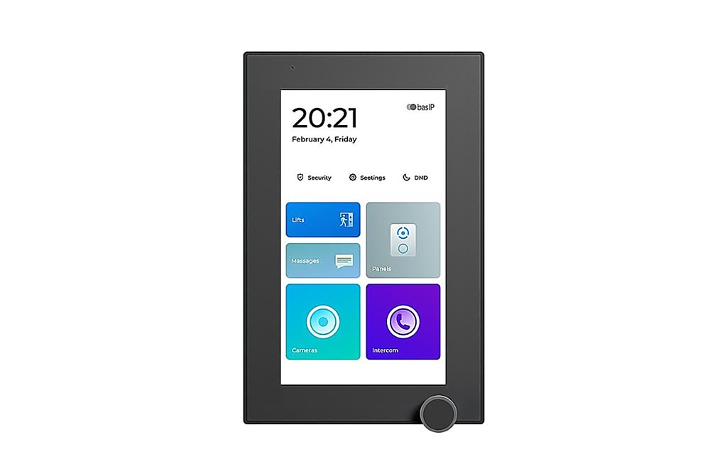 Изображения товара BAS-IP AZ-07L BLACK - 7-дюймовый IP-видеомонитор для помещений с возможностью горизонтального и вертикального монтажа