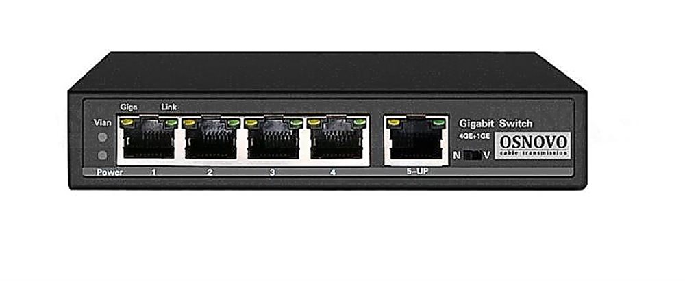 Изображения товара SW-8050/D - Коммутатор/удлинитель Gigabit Ethernet с PoE на 5 портов