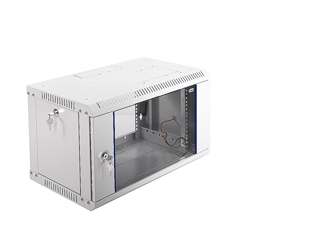 Изображения товара ШРН-Э-6.350 - Шкаф телекоммуникационный настенный разборный 6U (600 × 350) дверь стекло ЦМО