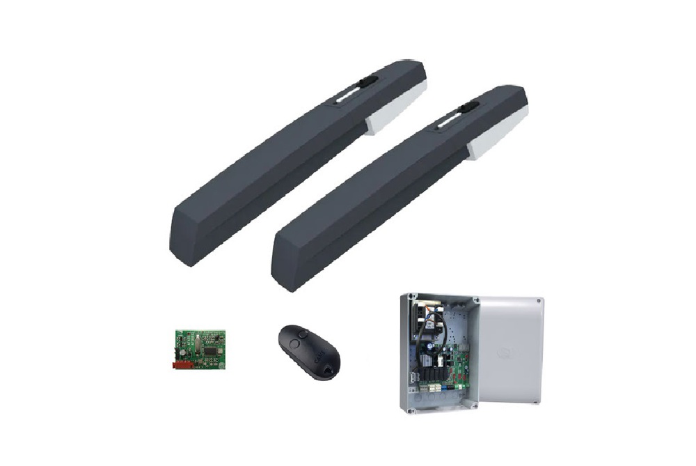 Изображения товара AXL combo KIT - Комплект автоматики для распашных ворот на основе привода AXL20DGS (состав: AXL20DGS-2шт, ZL60-1шт, AF43S-1шт,TOP42FGN-1шт)