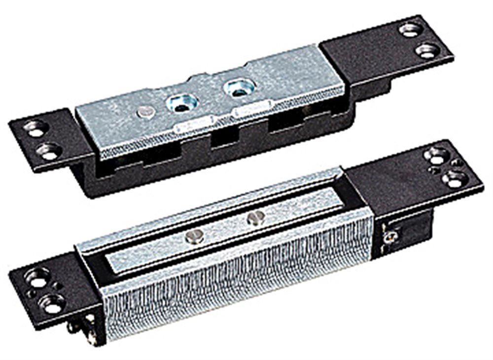 Изображения товара ST-CL210M - Сдвиговый электромагнитный замок Smartec, мониторинг, внутреннее исполнение, 12 VDC / 400мА (850 мA в пике), усилие 1200 кг, размеры: 182х30х25 мм