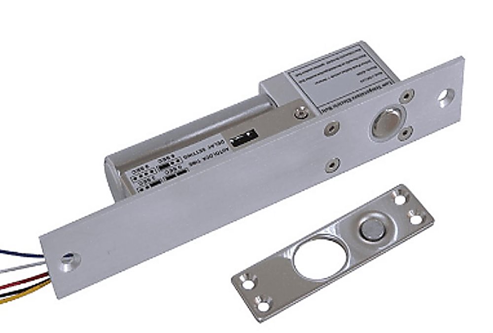 Изображения товара ZKTeco LB-35- Электромеханический соленоидный замок, мониторинг, НO, питание 12-24VDC / 110мА, цельнометаллический ригель, сила удержания 1000кг, 205х35х39 мм