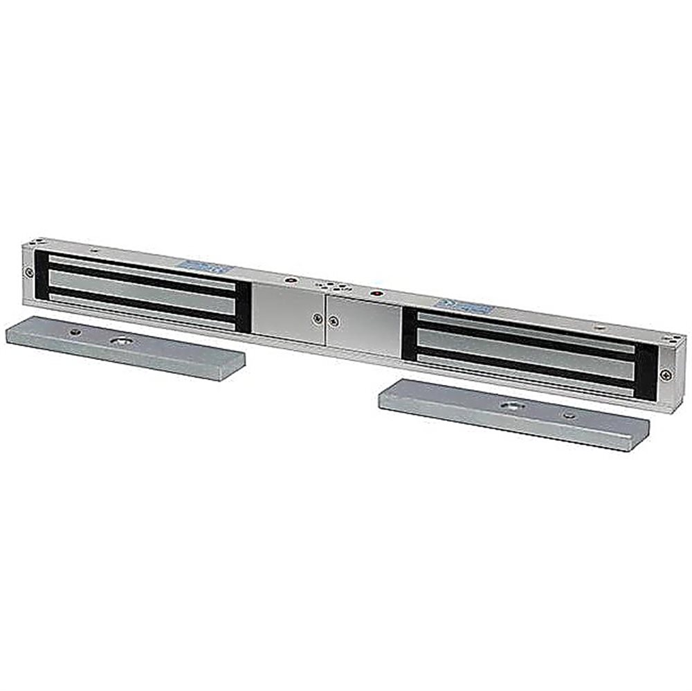 Изображения товара ST-EL180MLD - Электромагнитный замок сдвоенный, мониторинг, СИД, внутреннее исполнение, 12 VDC / 800 мА или 24VDC / 400 мА, усилие 2x180 кг.