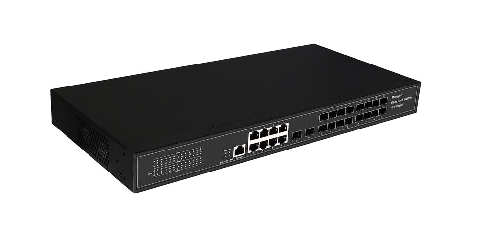 Изображения товара SW-70818/L2 - Управляемый L2+ коммутатор Gigabit Ethernet на 18 x GE SFP + 8 x GE RJ45 портов
