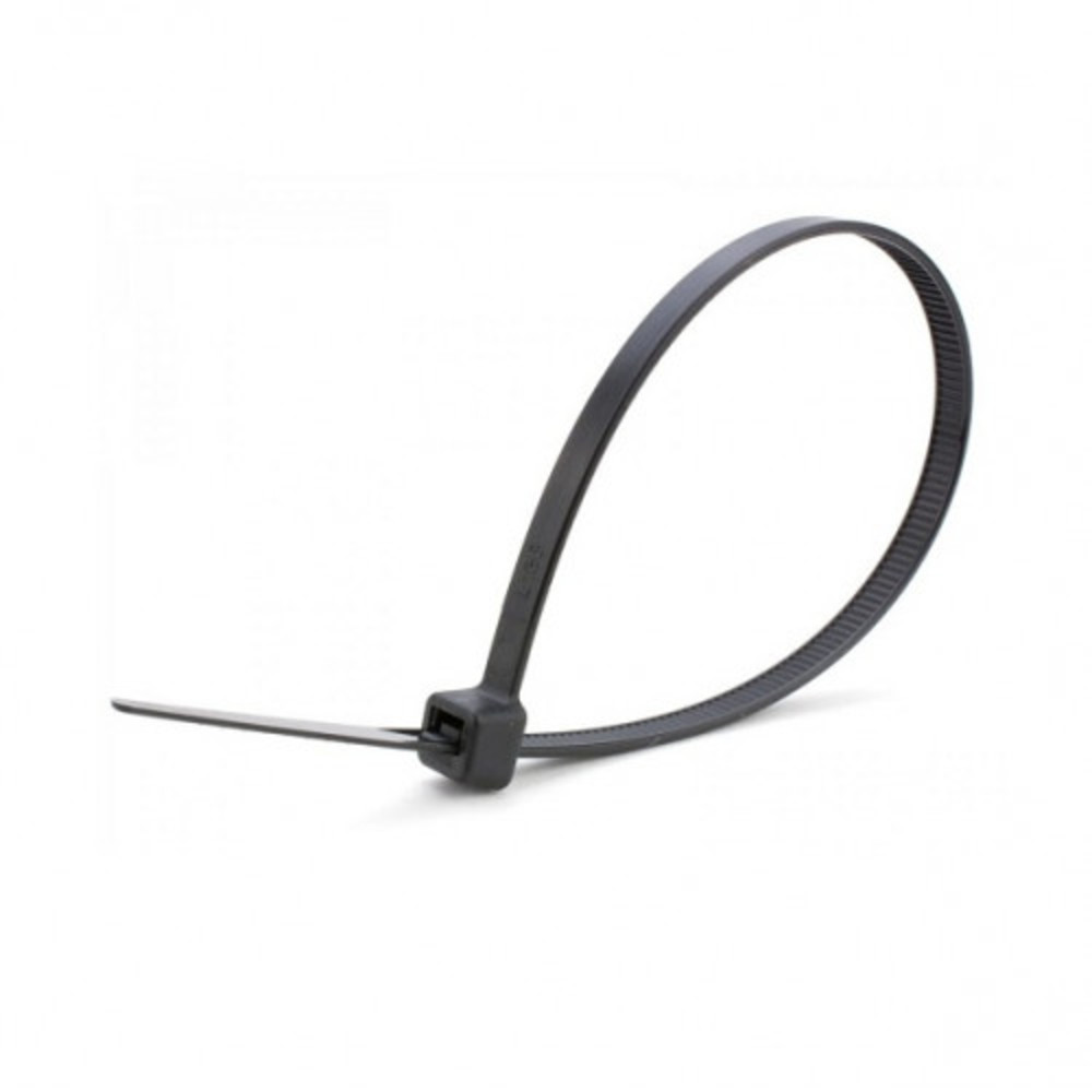 Изображения товара 57-0201 - Хомут-стяжка кабельная нейлоновая PROconnect 200 x3,6мм, черная, упаковка 100 шт.