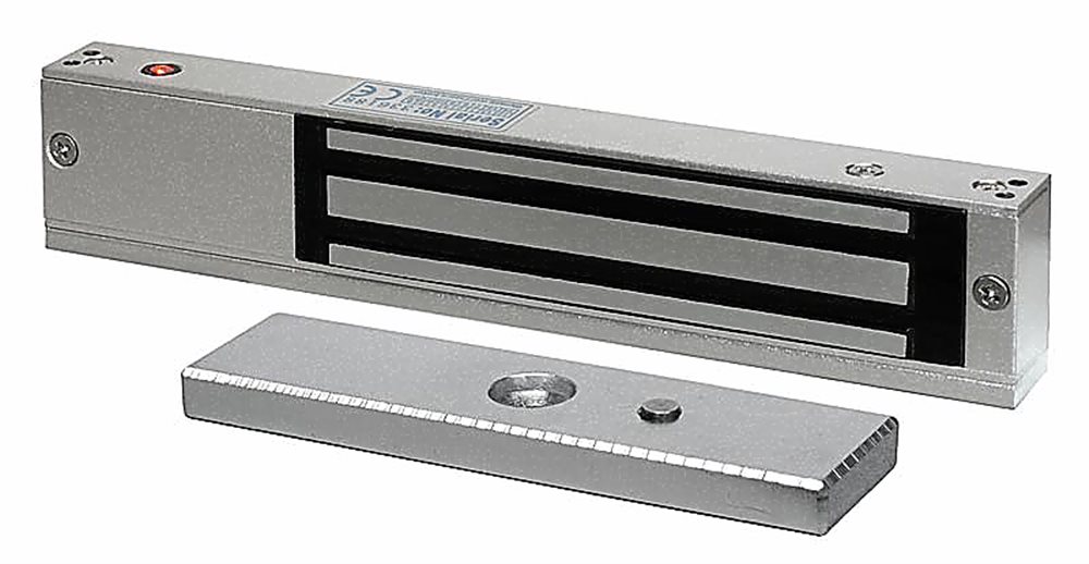 Изображения товара ST-EL180ML - Электромагнитный замок Smartec, мониторинг, СИД, внутреннее исполнение, 12 VDC / 300мА или 24VDC / 150мА, усилие 180 кг.