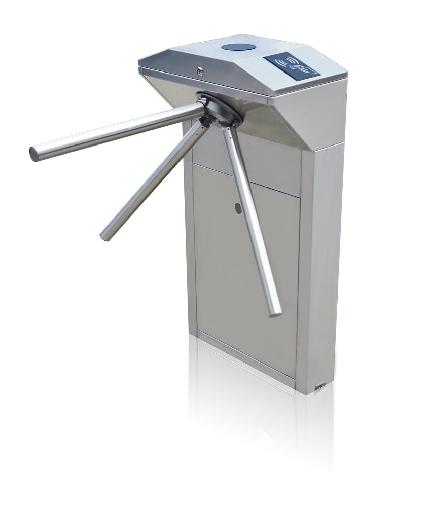 Изображения товара ST-TS100 - Трехштанговый турникет электромеханический Smartec, нержавеющая сталь, индикаторы прохода, автоматическая система антипаники