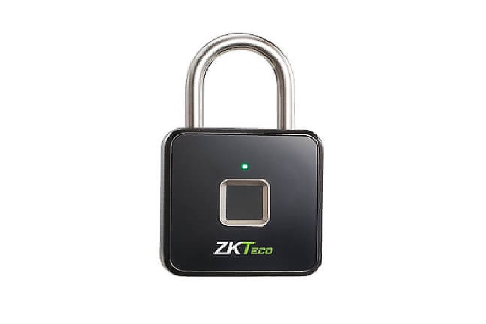 Изображения товара Padlock - Биометрический навесной замок, сканер отпечатка пальца, память 10 шаблонов, размеры 53х53х20мм