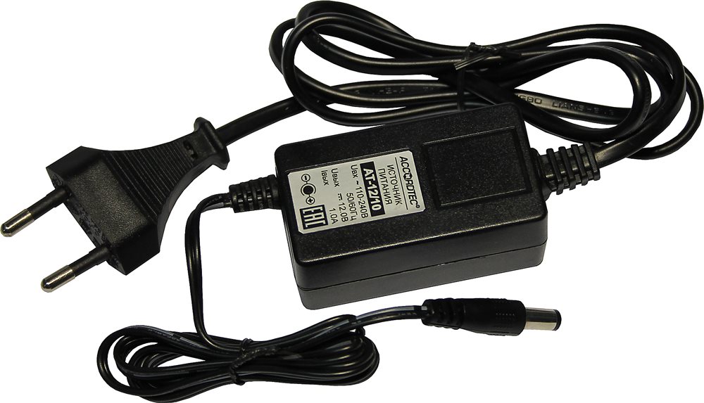 Изображения товара AT-12/10 Источник стабилизированного питания, Uвх=110-240V AC, Uвых=12.6V DC, Iвых = 1A (ном.)