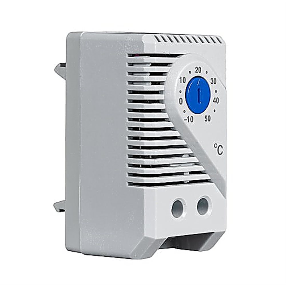 Изображения товара Термостат KTS-011 нормально-разомкнутый контакт (NO) для регулирования вентиляторов с фильтром, теплообменников, приборов охлаждения или для включения сигнальных датчиков при превышении температуры