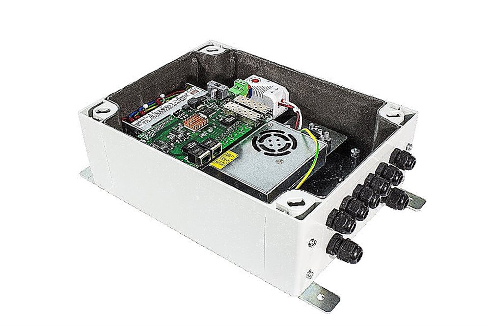 Изображения товара Релион-SW-2G-2Poe+/120W-UPS - Коммутатор 2 порта 10/100 Base-Tx PoE+, 2 порта SFP 1000 Base-Fx