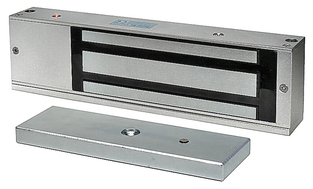 Изображения товара ST-EL500ML - Электромагнитный замок Smartec, мониторинг, СИД, внутреннее исполнение, 12 VDC / 500мА или 24VDC / 250мА, усилие 500 кг, размеры: 266х73х40 мм