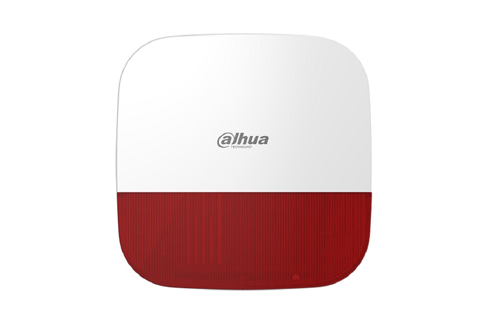 Изображения товара DHI-ARA13-W2(868) red - Беспроводной уличный светозвуковой оповещатель