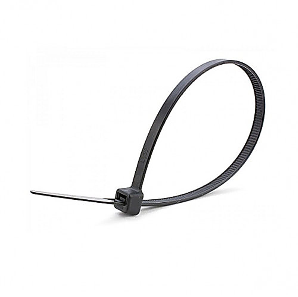 Изображения товара 07-1303 - Хомут-стяжка кабельная нейлоновая REXANT 300 x4,8 мм, черная, упаковка 100 шт.