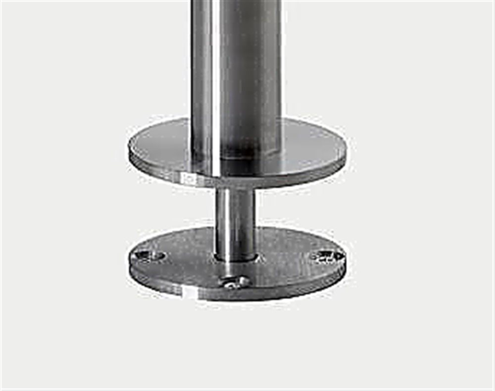 Изображения товара PERCo-BH02 2-30 - Быстросъемная односторонняя стойка с двумя отверстиями для крепления патрубков и установочным фланцем