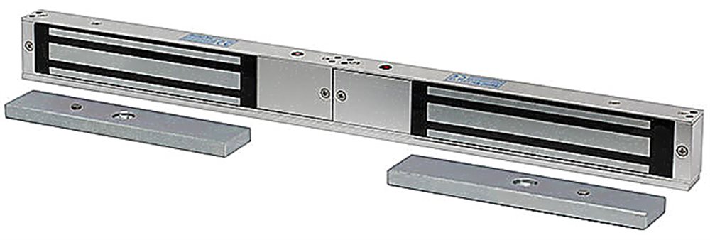 Изображения товара ST-EL250MLD - Электромагнитный замок сдвоенный Smartec, мониторинг, СИД, внутреннее исполнение, 12 VDC / 1 А или 24VDC / 500 мА, усилие 2x250 кг.