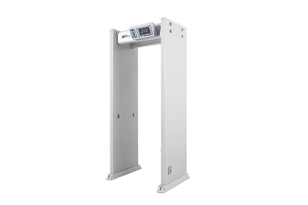 Изображения товара ZKTeco ZK-D4330 IP65 - Арочный металлодетектор, IP65, 33 зоны детектирования, 300 уровней чувствительности, повышенная помехоустойчивость, звуковая и световая тревога, 7" LCD дисплей, 2 светодиодные полосы, подсчет количества людей и срабатываний тревоги,