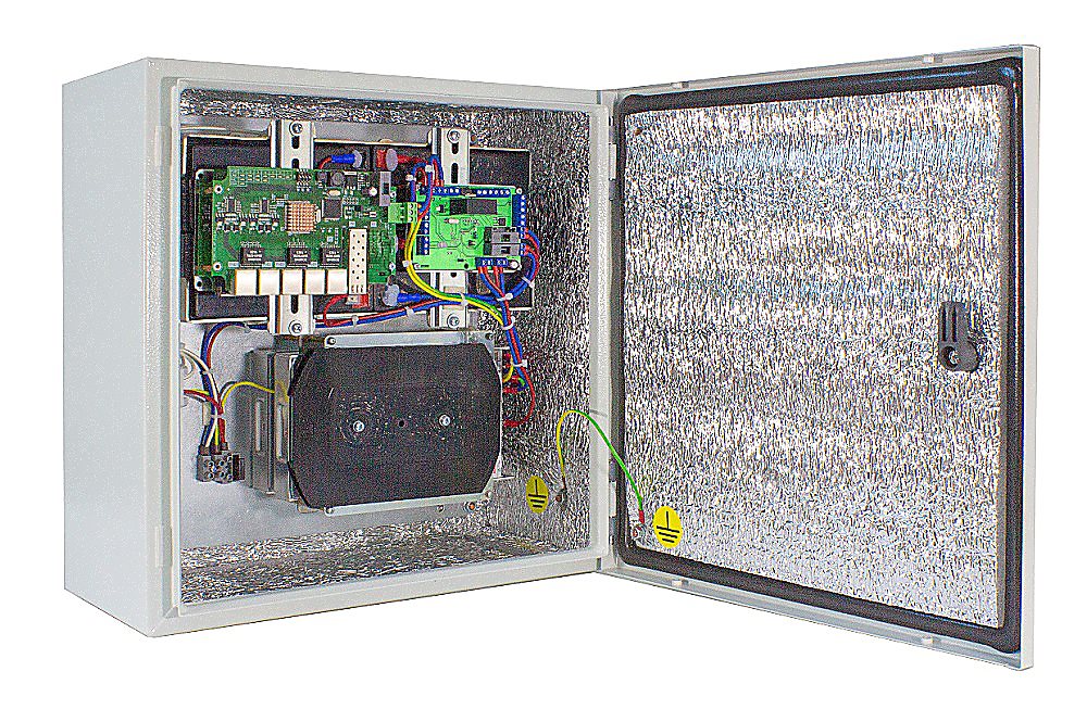 Изображения товара Релион-SW-М-1G-1/4Poe+/60W-UPS - Уличный коммутатор с ИБП, 1Гбит/с, Один SFP-слот/ Один 10/100 Base-Tx порт, Стальной корпус, Встроенный оптический кросс, 4 порта 10/100 Base-Tx PoE+