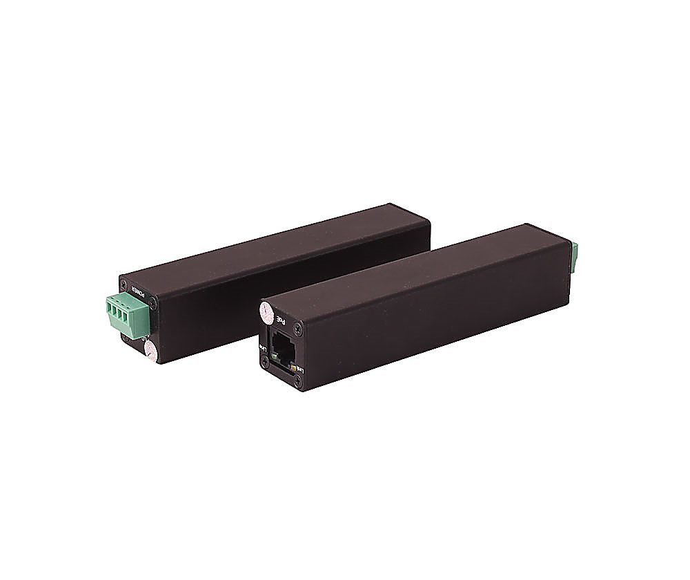 Изображения товара TR-IP1PoE(500m) - Удлинитель PoE (VDSL) до 500м (Комплект передатчик + приемник) по коаксиальному кабелю RG59 (RG6), телефонному, силовому кабелю