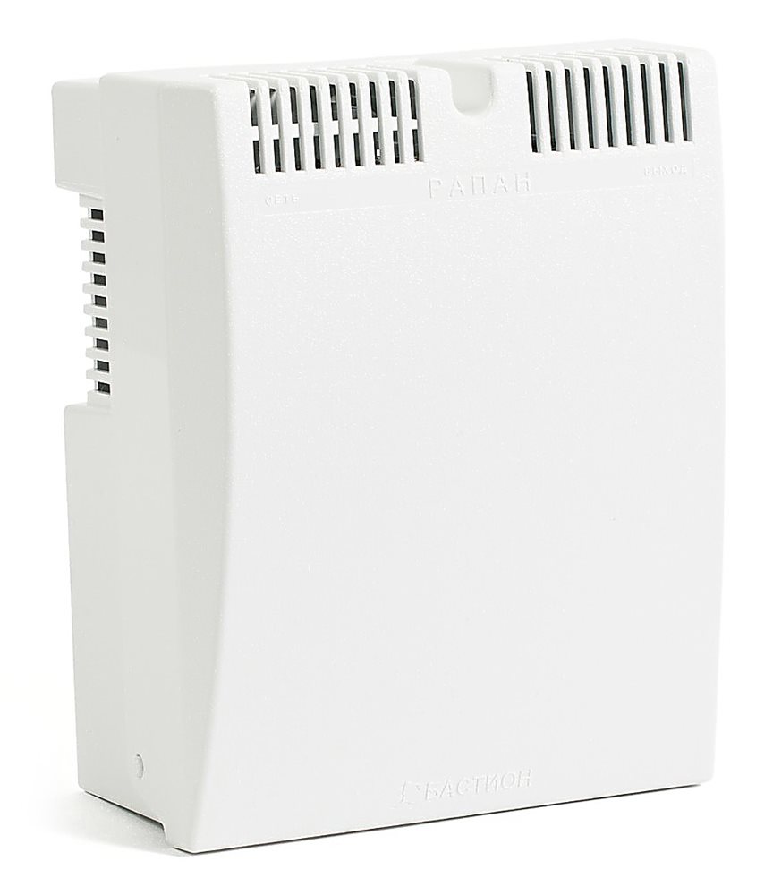 Изображения товара Блок бесперебойного питания ББП РАПАН - 30П Бастион 12В, 3А, пластиковый корпус под АКБ 7Ач, защита АКБ, защита выхода от КЗ и перегрузки