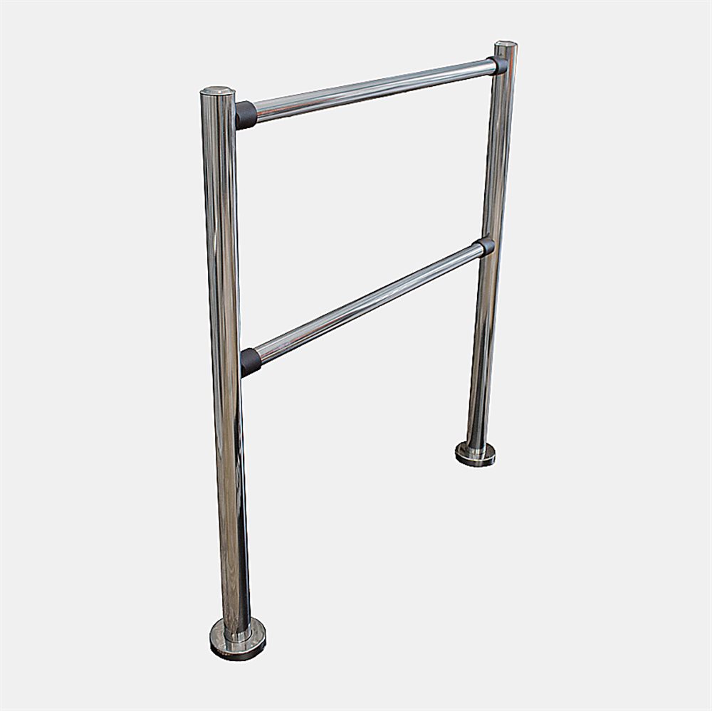 Изображения товара 3V Комплект ограждения, 1 м - Поручни ограждения изготовлены из хромированной трубы диаметром 32 мм