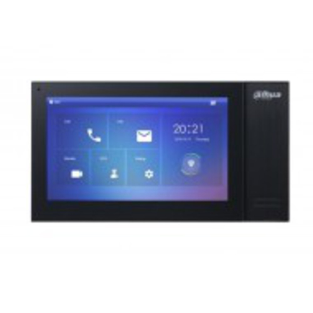 Изображения товара DHI-VTH2421FB - IP-монитор домофона 7" (1024x600), DC 12В, размеры 221.5×119.6×21.5 мм, черный
