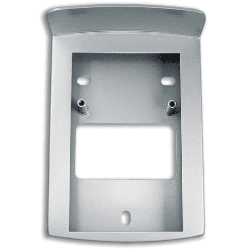 Изображения товара TI-Vizor 2600WD Silver - Металлический кожух для накладного монтажа панелей TI-2600WD серебро