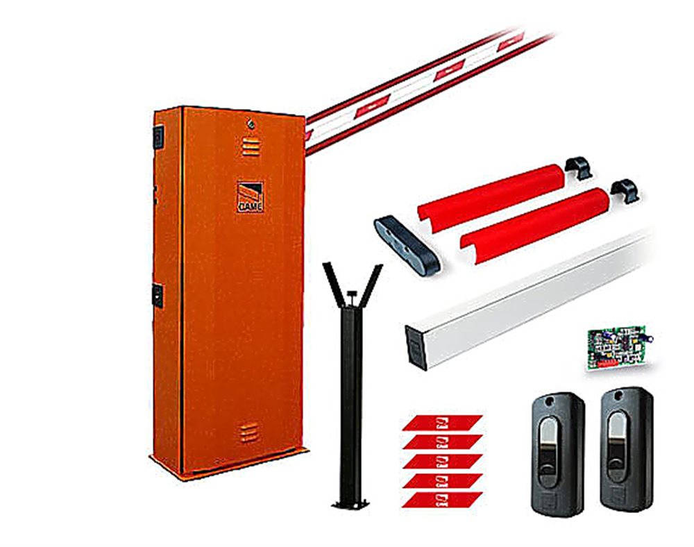 Изображения товара Комплект шлагбаума GARD 6000 (тумба G6000-1шт, стрела G0601-1шт, накладки на стрелу G0603-1шт, светоотражающие наклейки G0461-1шт, опора для стрелы G0462-1шт)