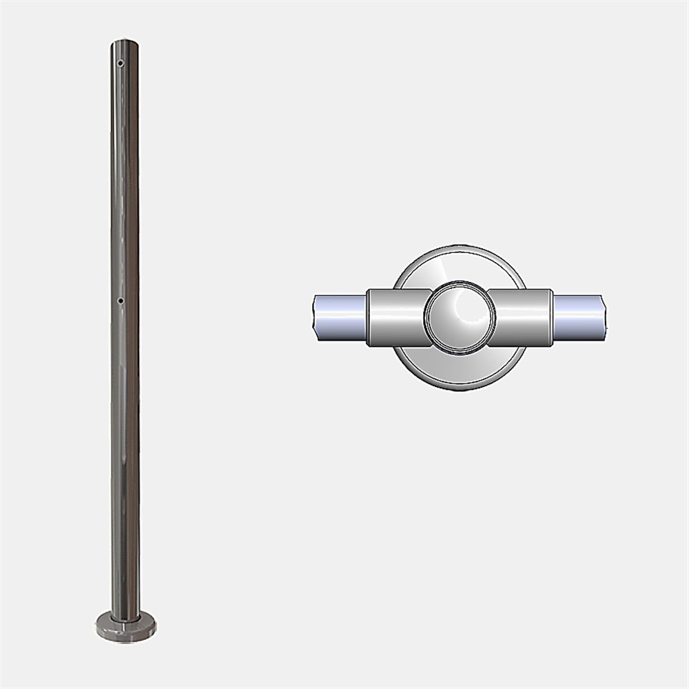 Изображения товара 3V СВ-2 - Стойка вертикальная СВ-2, хром (двухсторонняя)