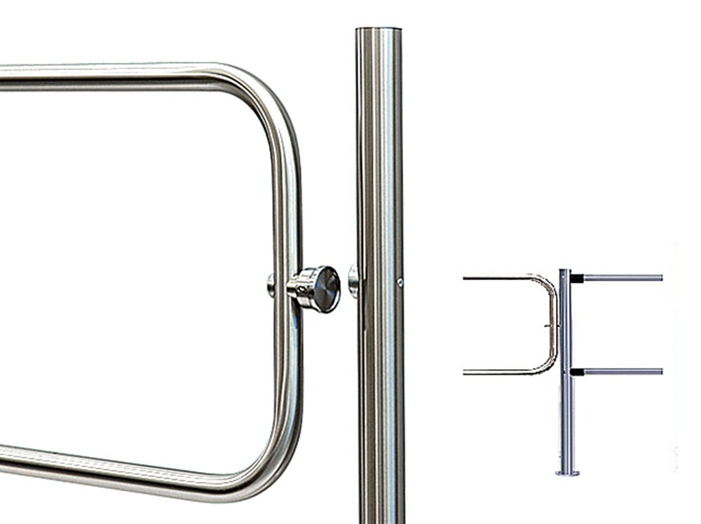 Изображения товара PERCo-BH02 2-05/EL - Стойка с электромагнитным устройством блокировки и с 2-мя отверстиями для крепления патрубков на стороне, противоположной створке