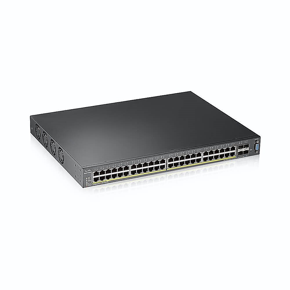 Изображения товара XGS2210-52HP - Коммутатор управляемый Zyxel, 48 port Gigabit L2 managed PoE+ switch, 375 Watt, 4x 10G