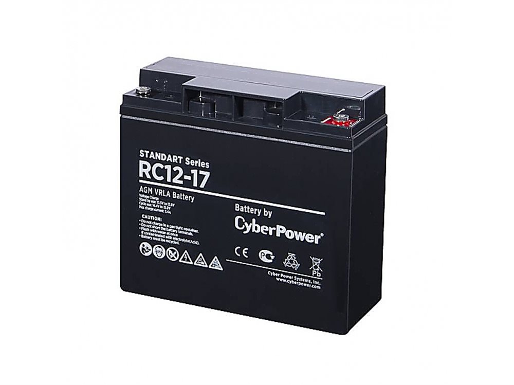 Изображения товара Аккумуляторная батарея CyberPower RC 12-17 / 12 В 17 Ач
