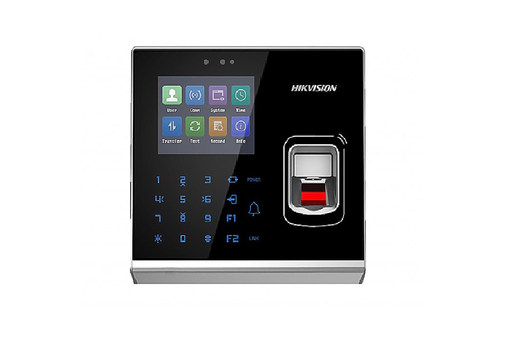 Изображения товара DS-K1T201AMF - Терминал доступа со встроенными считывателями Mifare карт и отпечатков пальцев, 2.8" цветной TFT LCD экран с разрешением 320×240